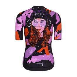 RIVANELLE Tricou de ciclism cu mânecă scurtă - BIKE´S GOOD - multicolor/negru