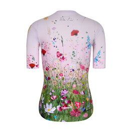 RIVANELLE Tricou de ciclism cu mânecă scurtă - IN BLOOM - roz/multicolor