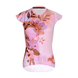 RIVANELLE Tricou de ciclism cu mânecă scurtă - MISS FLOWERY - roz