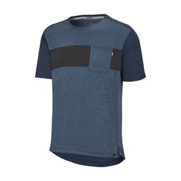 IXS Tricou de ciclism cu mânecă scurtă - FLOW X - albastru