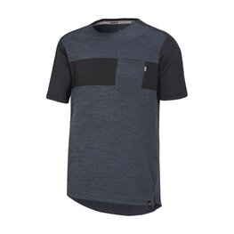 IXS Tricou de ciclism cu mânecă scurtă - KIDS FLOW X - negru