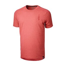 IXS Tricou de ciclism cu mânecă scurtă - FLOW 1.0 TECH TEE - roșu