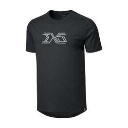 IXS Tricou de ciclism cu mânecă scurtă - FLOW 1.1 - negru