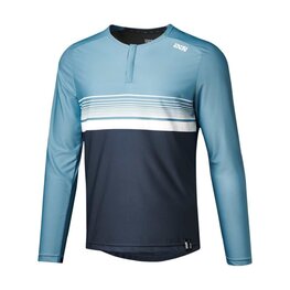 IXS Tricou de ciclism cu mânecă lungă de vară - FLOW LITE 1.0 - albastru