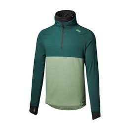 IXS Tricou de ciclism cu mânecă lungă de vară - CARVE 1.0 - verde