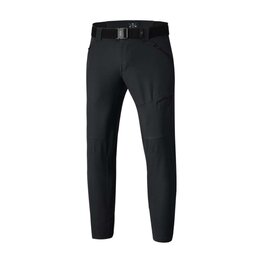 IXS Pantaloni de ciclism lungi fără bretele - CARVE 1.0 - negru