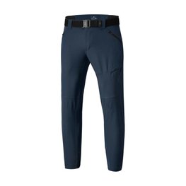 IXS Pantaloni de ciclism lungi fără bretele - CARVE 1.0 - albastru