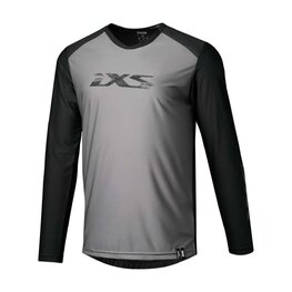 IXS Tricou de ciclism cu mânecă lungă de vară - TRIGGER LITE 1.0 - gri
