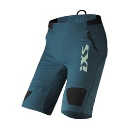 IXS Pantaloni scurți de ciclism fără bretele - TRIGGER 1.0 - verde