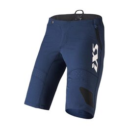 IXS Pantaloni scurți de ciclism fără bretele - TRIGGER 1.0 KIDS - albastru