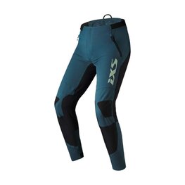 IXS Pantaloni de ciclism lungi fără bretele - TRIGGER 1.0 - verde