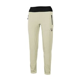 IXS Pantaloni de ciclism lungi fără bretele - CARVE 1.0 W - galben