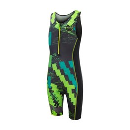 ZONE3 Salopetă de ciclism - ADVENTURE TRISUIT - negru