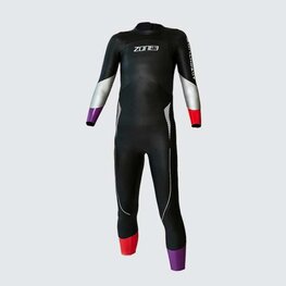 ZONE3 Salopetă de ciclism - ADVENTURE WETSUIT  - negru