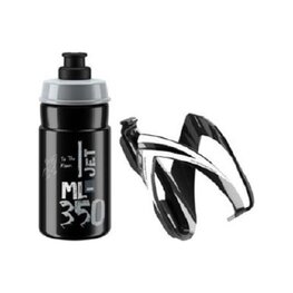ELITE sticlă+suport bidon - CEO 350 ml - negru