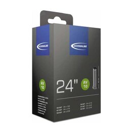 SCHWALBE cameră - AV9 24x1 1/8/1.75 40mm - negru
