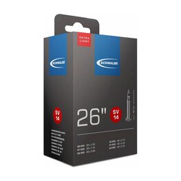 SCHWALBE cameră - SV14 26x1.50/2.35 FV 40mm - negru