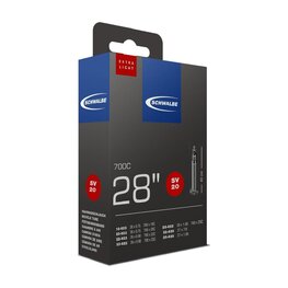 SCHWALBE cameră - SV20 700x18/25C FV 40mm - negru