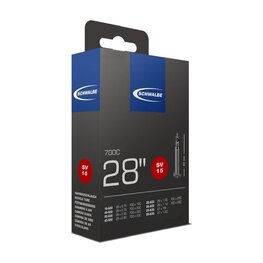 SCHWALBE cameră - SV15 700x18/28C FV 40 mm - negru