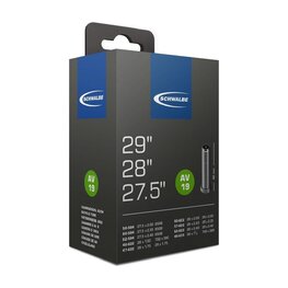 SCHWALBE cameră - AV19 27.5x2.00/2.35 29x1.75/2.40 40mm - negru