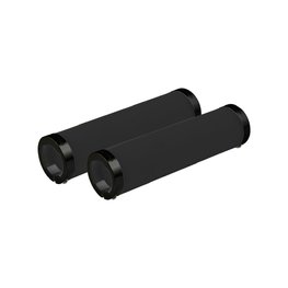 LONGUS grip-uri - FLUO - negru