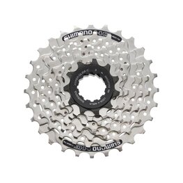 SHIMANO caseta - CASSETTE HG41 7 11-28 - argintiu/negru