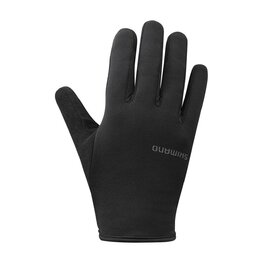 SHIMANO Mănuși cu degete lungi de ciclism - LIGHT THERMAL - negru