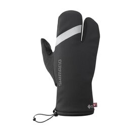 SHIMANO Mănuși cu degete lungi de ciclism - WINDSTOPPER PRIMALOFT 2x2 - negru