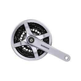 SHIMANO angrenaje și foi angrenaj - TOURNEY TY501 170mm 42/34/24 - argintiu