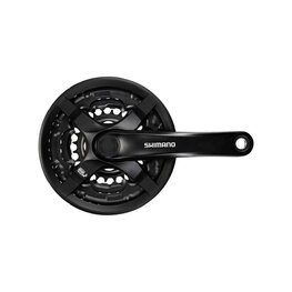 SHIMANO angrenaje și foi angrenaj - TOURNEY TY501 170mm 48/38/28 - negru