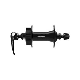 SHIMANO hub-ul frontal - HB-QB400 - negru