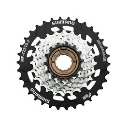 SHIMANO roată multiplă - TZ510 7 MEGA RANGE - argintiu/negru