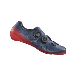 SHIMANO Pantofi de ciclism - SH-RC702 - roșu/albastru