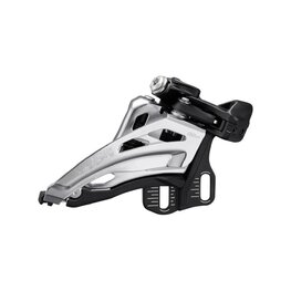SHIMANO DEORE M4100 SIDE SWING E-TYPE - argintiu/negru