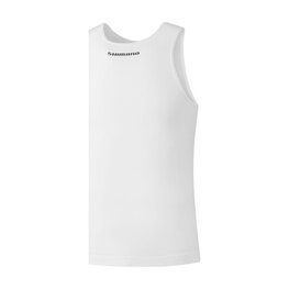 SHIMANO Tricou de ciclism fără mâneci - VERTEX SL - alb
