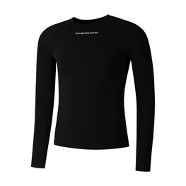 SHIMANO Tricou de ciclism cu mânecă lungă - VERTEX LONG - negru