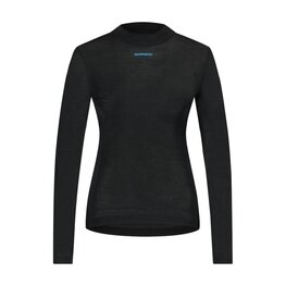 SHIMANO Tricou de ciclism cu mânecă lungă - VERTEX PRIMA LONG - negru