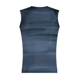 SHIMANO Tricou de ciclism fără mâneci - VERTEX PRIMA SL PRINTED - albastru