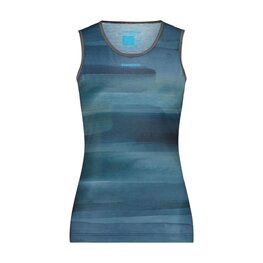 SHIMANO Tricou de ciclism fără mâneci - VERTEX SL - albastru