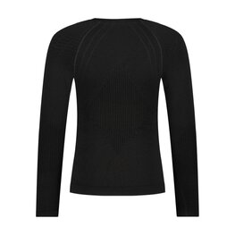 SHIMANO Tricou de ciclism cu mânecă lungă - VERTEX LONG - negru