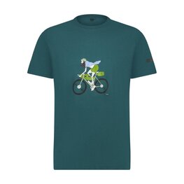 SHIMANO Tricou de ciclism cu mânecă scurtă - SENTIERO LTD - verde