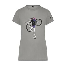 SHIMANO Tricou de ciclism cu mânecă scurtă - SENTIERO LTD - gri