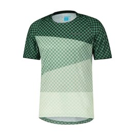 SHIMANO Tricou de ciclism cu mânecă scurtă - FUJIMI - verde