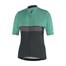 SHIMANO Tricou de ciclism cu mânecă scurtă - SUMIRE - verde/gri
