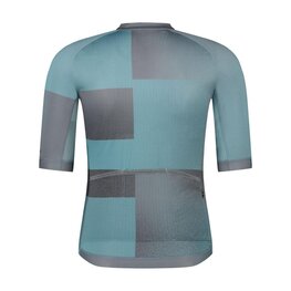 SHIMANO Tricou de ciclism cu mânecă scurtă - VELOCE - albastru deschis