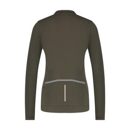 SHIMANO Tricou de cilism pentru iarnă cu mânecă lungă - KAEDE THERMAL LONG - gri