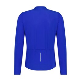 SHIMANO Tricou de ciclism cu mânecă lungă de vară - ELEMENT LONG - albastru
