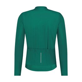 SHIMANO Tricou de ciclism cu mânecă lungă de vară - ELEMENT LONG - verde