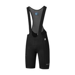 SHIMANO Pantaloni scurți de ciclism cu bretele - EVOLVE - negru