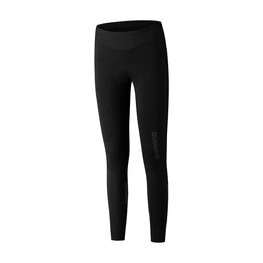 SHIMANO Pantaloni de ciclism lungi fără bretele - KAEDE - negru